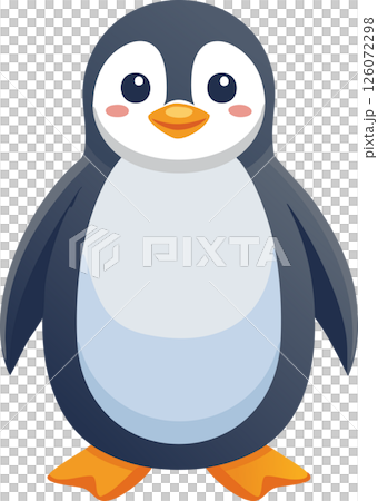 かわいいペンギンのイラスト 126072298