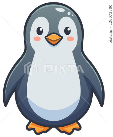 かわいいペンギンのイラスト 126072300