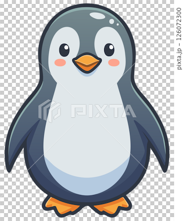かわいいペンギンのイラスト 126072300
