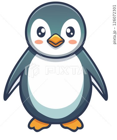 かわいいペンギンのイラスト 126072301