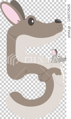 Cartoon Kangaroo Number 5 Cartoon Kangaroo Number 5 126072626