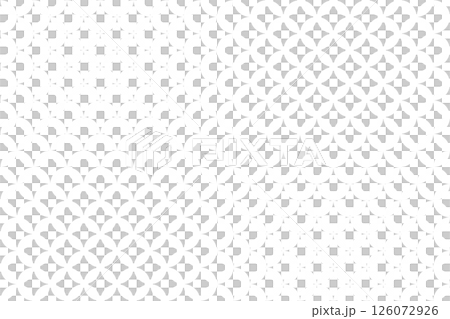 日式圖案，淡粉紅色，白色，七寶圖案，簡單插畫素材背景 126072926