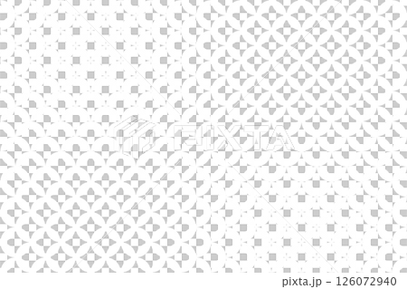 日式琺瑯彩圖案背景，明亮的夏日藍色，簡約插圖 126072940