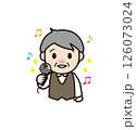 カラオケするおじいさん 126073024