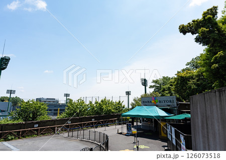 HANA･BIYORI　花景の湯　春の青空　東京都稲城市矢野口 126073518