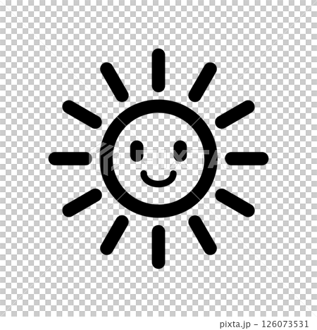 太陽字元圖示插圖 126073531