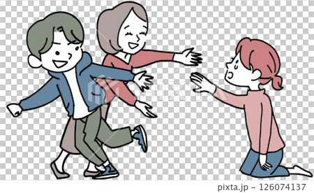 當我們遇到困難或軟弱時，我們都會互相幫助。 126074137