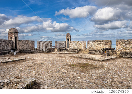 The Fort and Castelo of Marvao on the Hill of Castelo de Marvao in Alentejo, Portugal 126074599