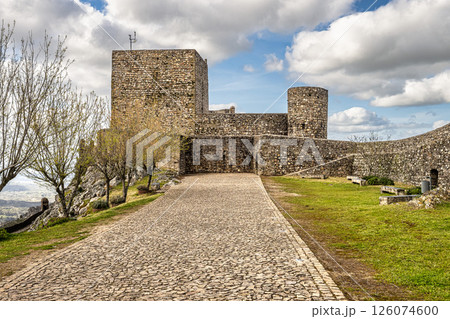 The Fort and Castelo of Marvao on the Hill of Castelo de Marvao in Alentejo, Portugal 126074600