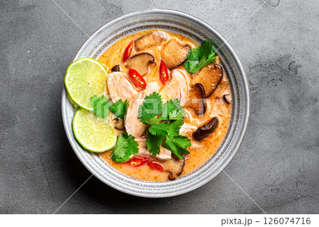 Thai Tom Kha Gai Chicken Soup 126074716