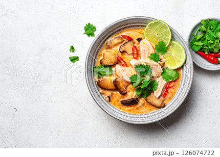 Thai Tom Kha Gai Chicken Soup 126074722