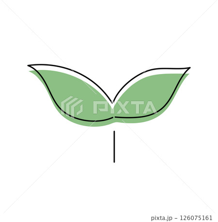 シンプルな芽 126075161