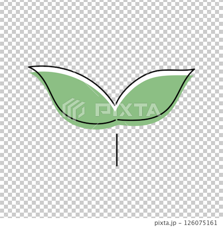 シンプルな芽 126075161