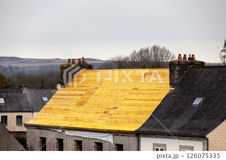 Replacing a slate roof 126075335