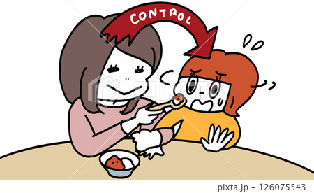 子供をコントロールする親 子供をコントロールする親 126075543