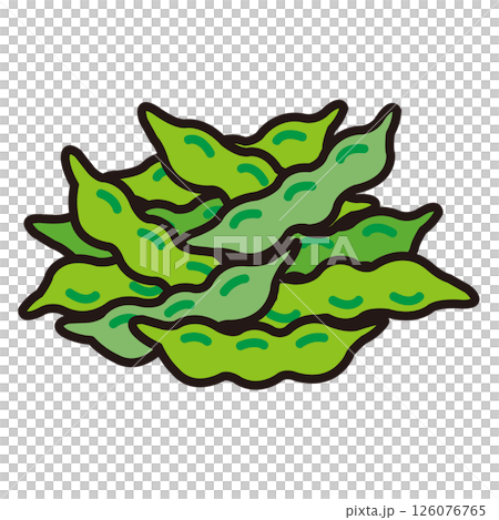 枝豆のイラスト 126076765