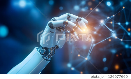 automation in industry, AI-driven production systems, robotic machinery, high-tech assembly, efficient factory management, 126077660