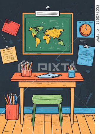 Motivational classroom poster with quotes about learning and success Motivational classroom poster with quotes about learning and success 126078052