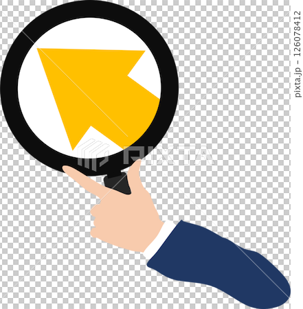 Illustration of arrow Illustration of arrow 126078412