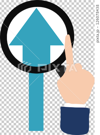 矢印のイラスト 126078438