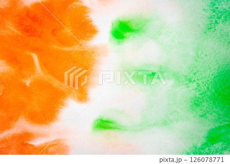 Indian Tricolor flag background for independence day. 126078771