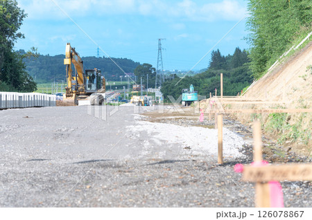 道路工事 126078867