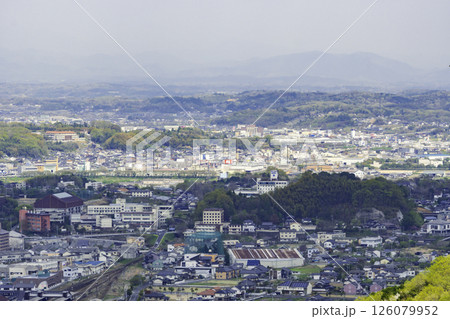 津山市街地 東部方面 岡山県津山市 津山市街地 東部方面 岡山県津山市 126079952