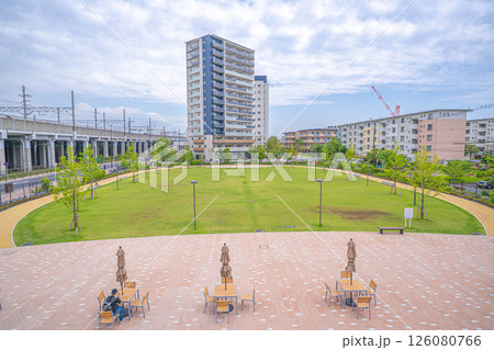 南船橋駅に隣接する公園 MIXI FUN PARK(LaLa terrace Green Park) 126080766