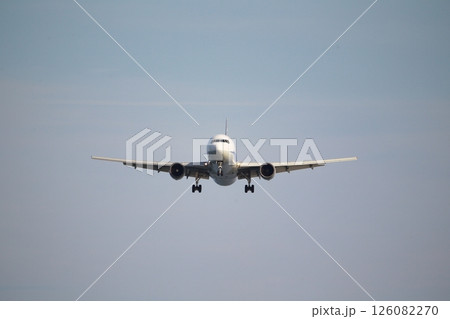 飛行機の着陸 126082270