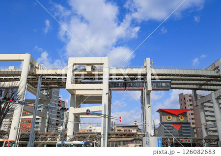 【千葉県】千葉駅周辺の都市風景 千葉モノレール 【千葉県】千葉駅周辺の都市風景 千葉モノレール 126082683