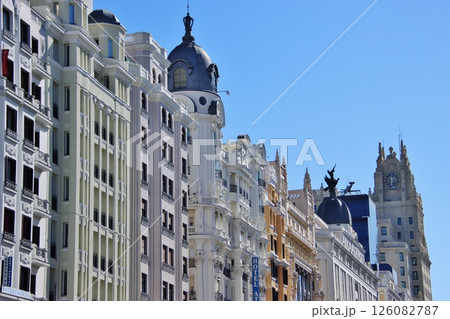 グラン・ヴィアの街並み（マドリード） 126082787