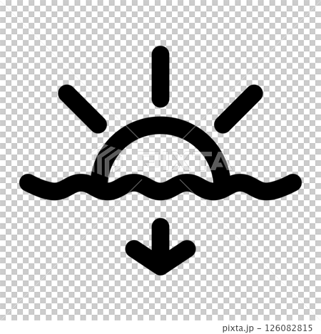 sunset icon 126082815