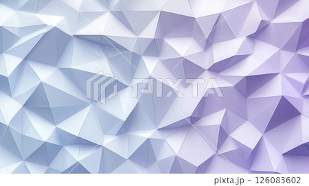 青いポリゴン背景 126083602