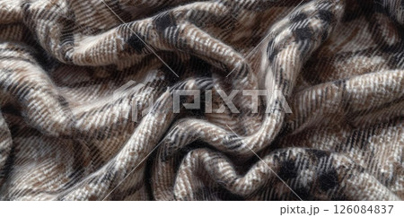 Snuggly Flannel. Soft and Cozy Fabric Texture Concept 126084837