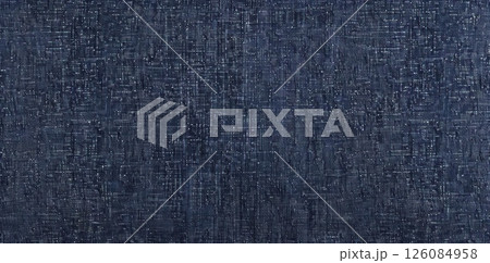 Tough Threads. Strong, durable, and rough denim surface, fabric texture concept 126084958