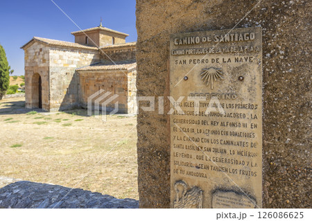 San Pedro de la Nave church (Iglesia de San Pedro de la Nave), Almendra del Pan, Province of Zamora, Region of Castile and Leon, Spain 126086625