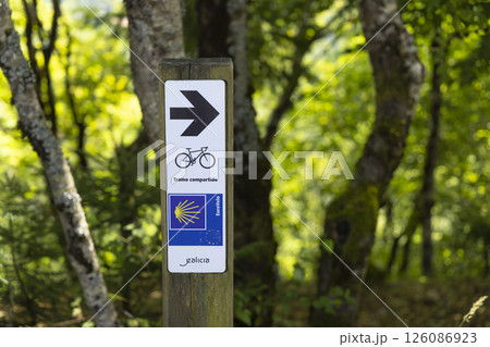 Pedrafita do Cebreiro on route to Santiago de Compostela, Lugo province, Galicia, Spain Pedrafita do Cebreiro on route to Santiago de Compostela, Lugo province, Galicia, Spain 126086923