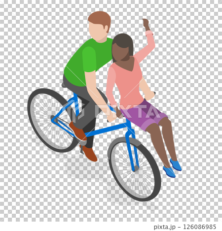 3D Isometric Flat Illustration of Healthy And Active Lifestyle. Item 4 3D Isometric Flat Illustration of Healthy And Active Lifestyle. Item 4 126086985