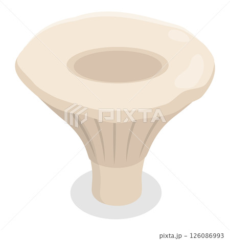 3D Isometric Flat  Set of Mushrooms. Item 6 126086993