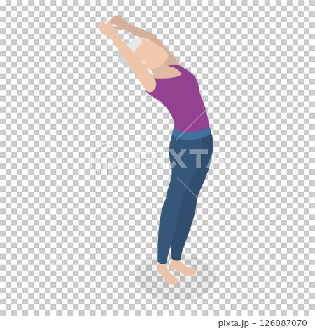 3D Isometric Flat Illustration of Chakra Systems. Item 26 3D Isometric Flat Illustration of Chakra Systems. Item 26 126087070