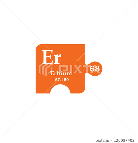 Periodic table element erbium Periodic table element erbium 126087402