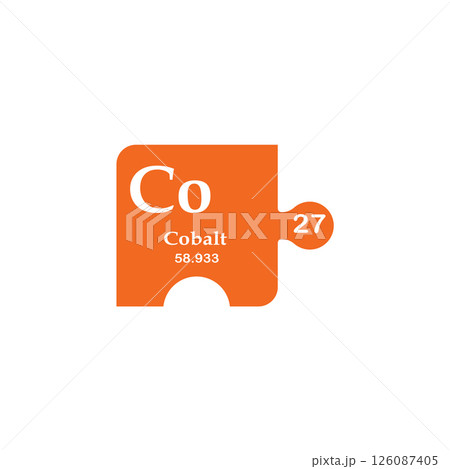 chemical symbol for cobalt. chemical symbol for cobalt. 126087405