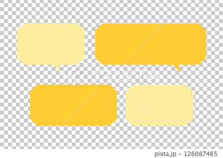 Set of speech bubbles and frames 126087465