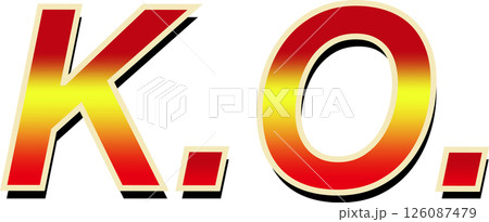 KO勝利ロゴ KO勝利ロゴ 126087479