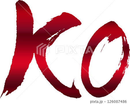 KO ロゴ KO ロゴ 126087486