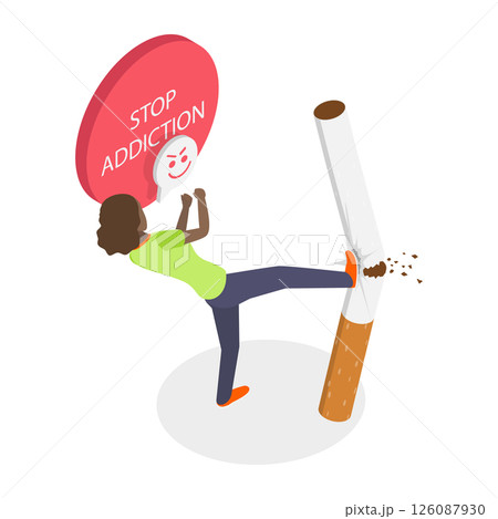 3D Isometric Flat Illustration of Stop...のイラスト素材 [126087930] - PIXTA