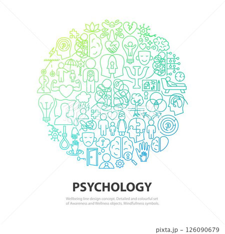 Line Psychology Circle Concept 126090679