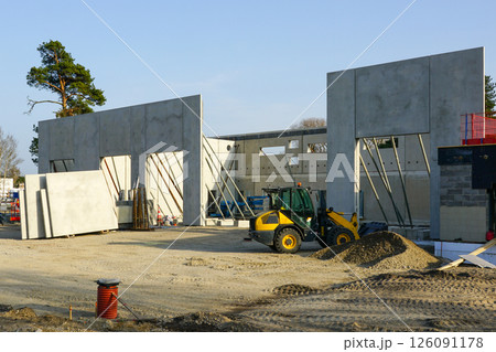 Unfinished prefabricated reinforced concrete panel construction building , precast concrete panels Unfinished prefabricated reinforced concrete panel construction building , precast concrete panels 126091178