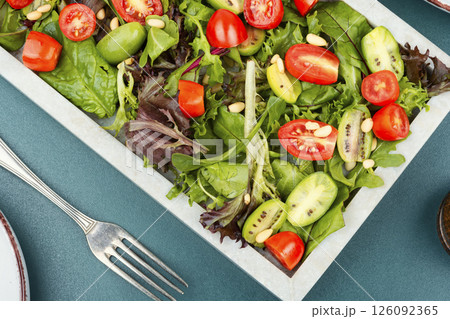 Salad. Healthy snack. Salad. Healthy snack. 126092365