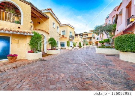 Unbelivable view of Porto Cervo town. Unbelivable view of Porto Cervo town. 126092982